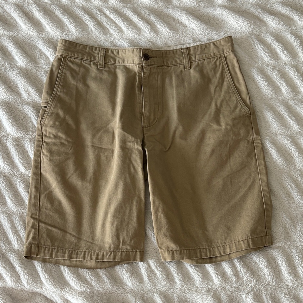 Dockers Men's Khaki Flat Front Shorts